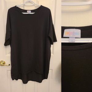 Lularoe Irma Tunic, Solid Black